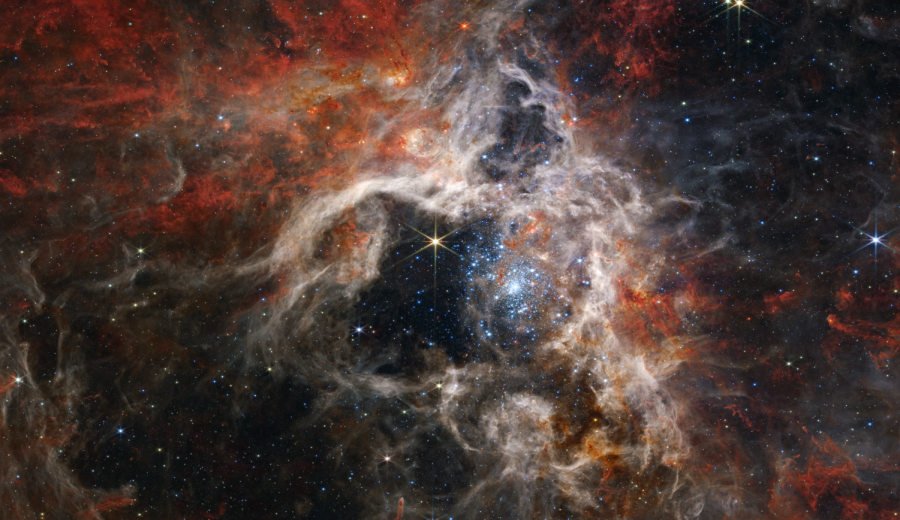NASA+Catches+%E2%80%98Tarantula+Nebula%E2%80%99+Photo+in+its+Webbs+%28Telescope%29