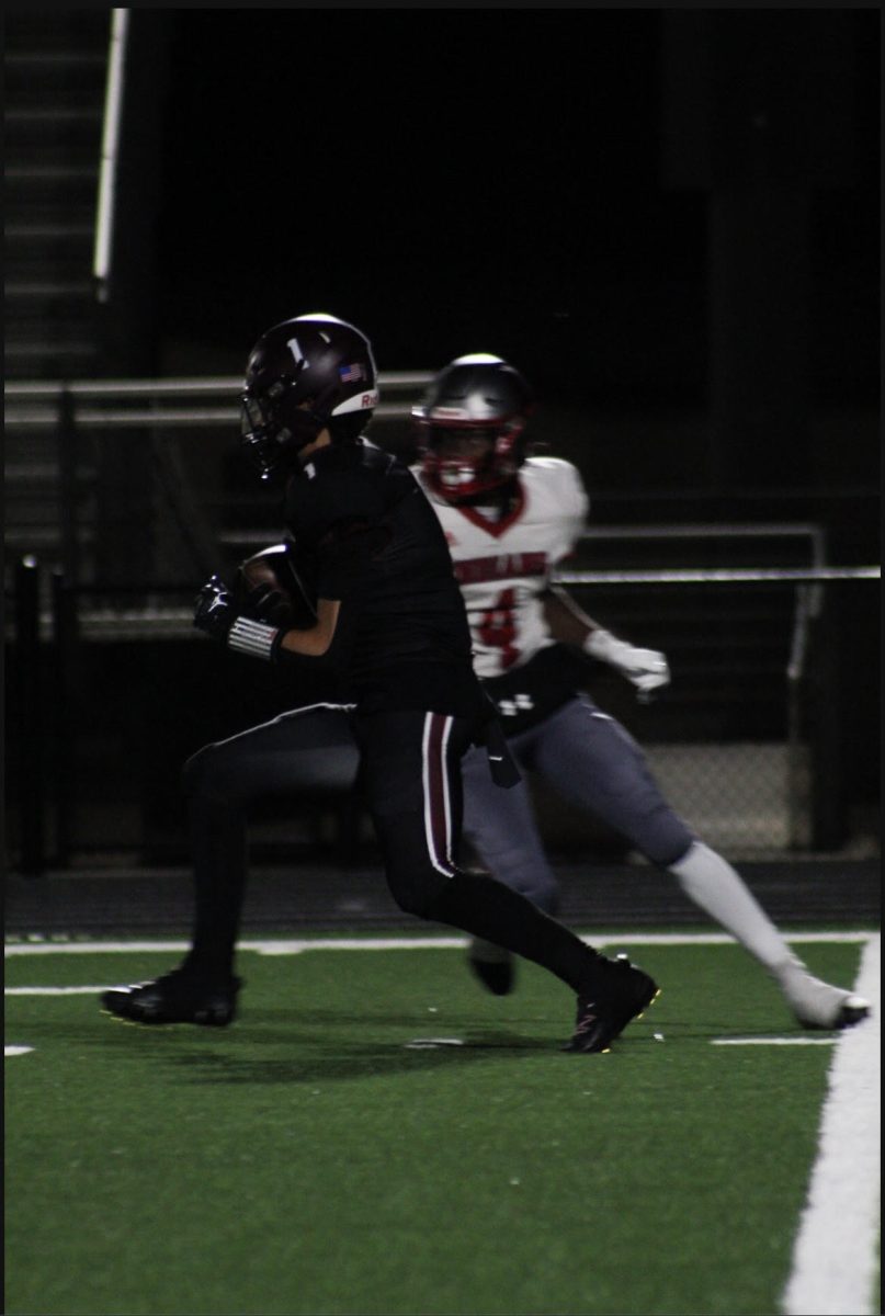 Junior reciever Gus Wisch has gotten the Trojans into great field position with good punt returns during the season.