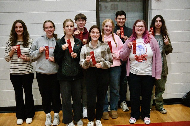 Spell Bowl earns 2nd place at the Area Tournament.