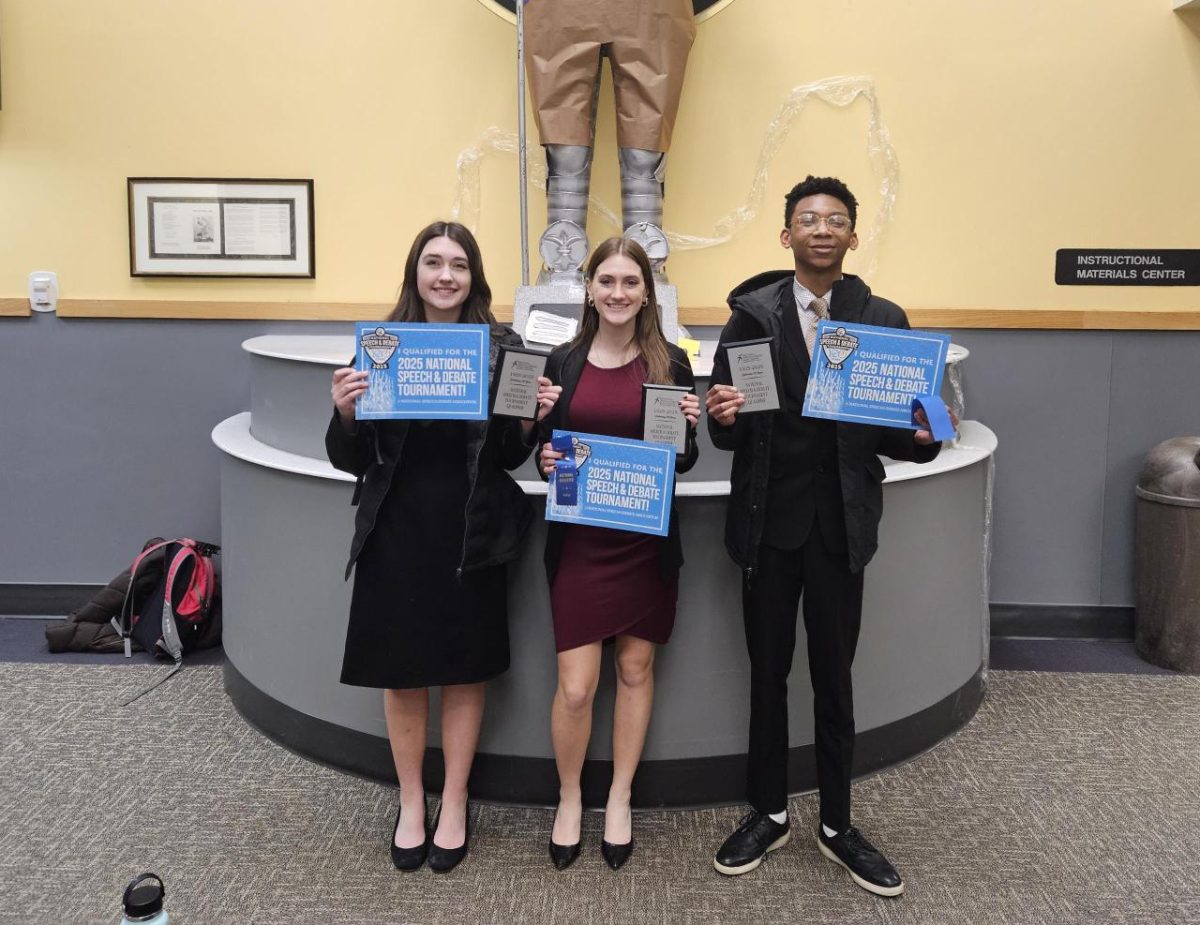 from left to right: Alaina McGrogan, Milena Letic, and Kolvin Dade