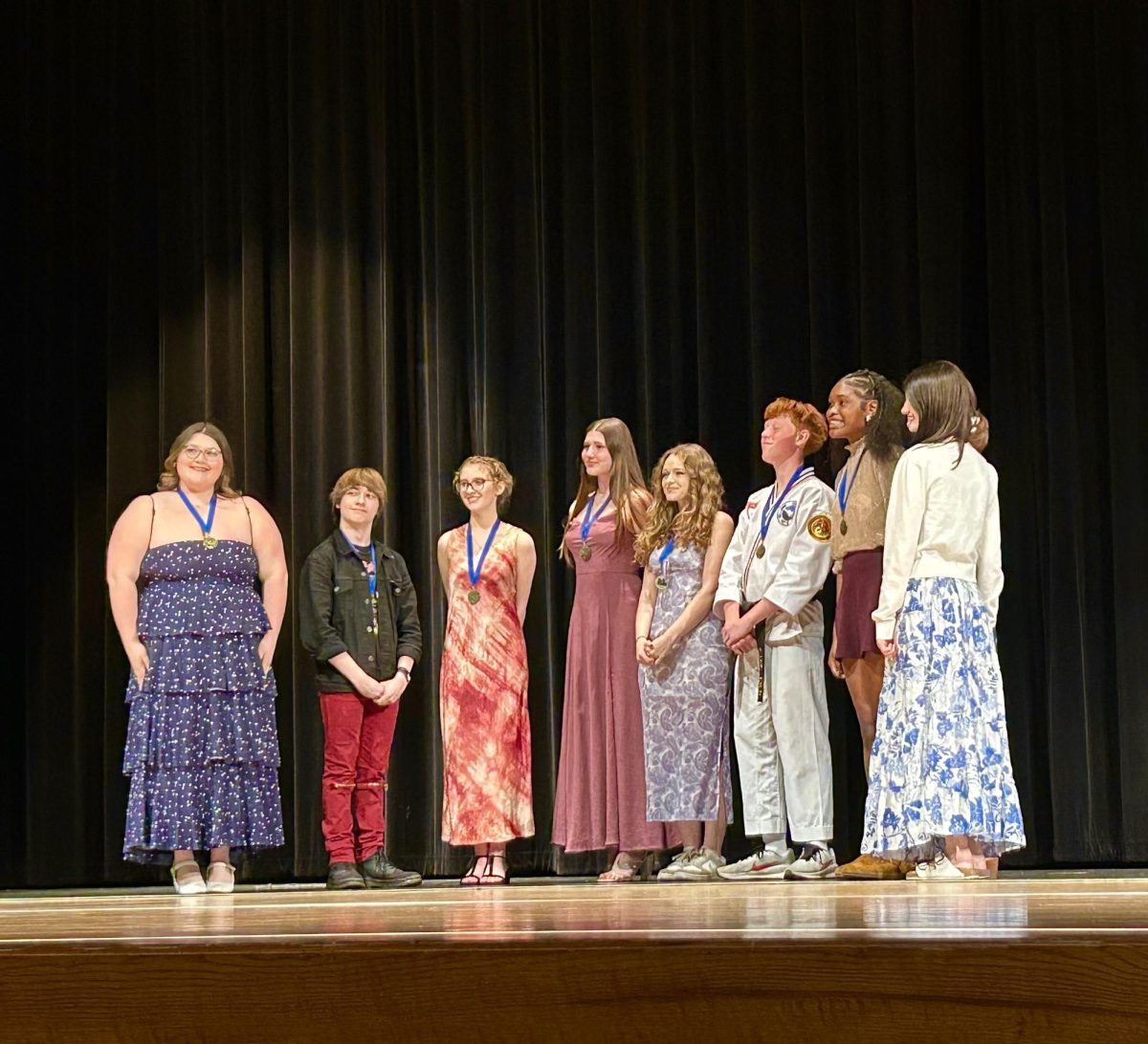 Senior Division Contestants (in order of appearance from right to left)